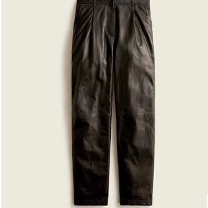 J CREW Collection Leather Pants